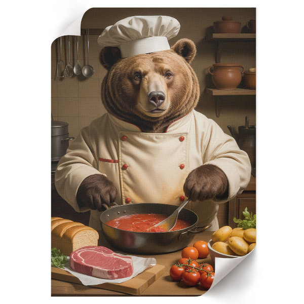 Plagát do izby Medveď Cook