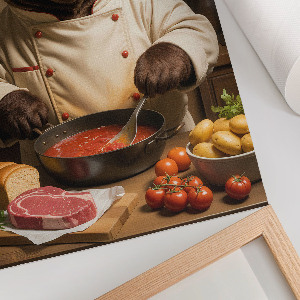 Plagát do izby Medveď Cook