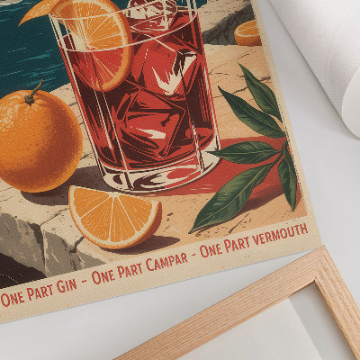 Plagát do obývačky Plagát Negroniho