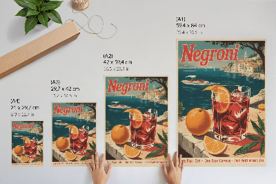 Plagát do obývačky Plagát Negroniho
