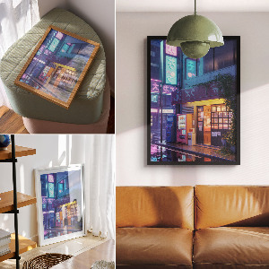 Poster na stenu Mestská krajina