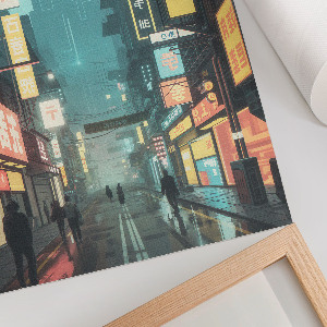 Plagát do izby Mestské neónové nápisy