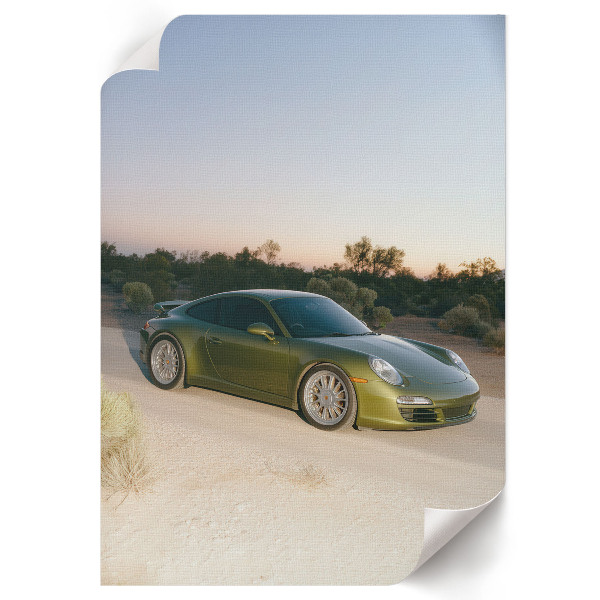 Poster na stenu Zelené vozidlo