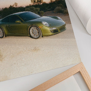 Poster na stenu Zelené vozidlo