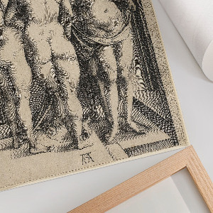 Retro plagát Štyri nahé ženy