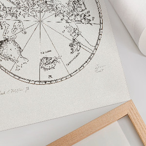 Plagát do obývačky Južná pologuľa zemegule