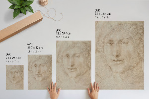 Poster na stenu Hlava mladého muža