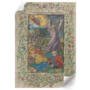 Retro plagát Kristus na vrchu