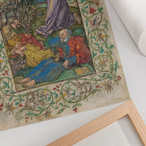 Retro plagát Kristus na vrchu