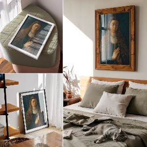 Plagát do izby Portrét mladej ženy