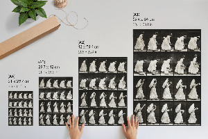 Plagát do obývačky Žena s košíkom