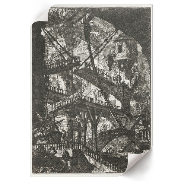 Poster na stenu Zdvíhací most