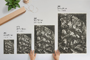 Poster na stenu Zdvíhací most