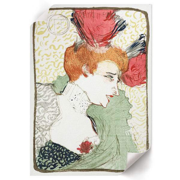 Retro plagát Busta slečny Lenderovej