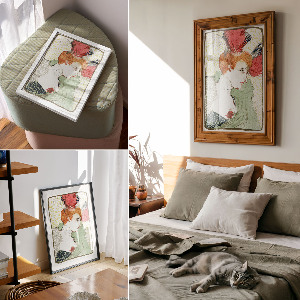 Retro plagát Busta slečny Lenderovej