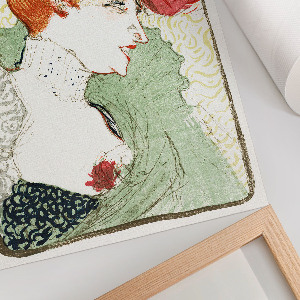 Retro plagát Busta slečny Lenderovej