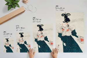 Poster na stenu Biela revue