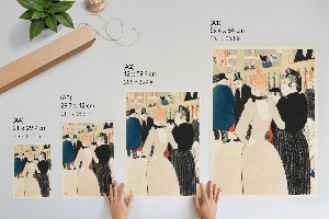 Retro plagát V Moulin Rouge