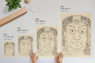 Poster na stenu Maska Fudō Myōō