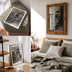 Poster na stenu Matka s dieťaťom