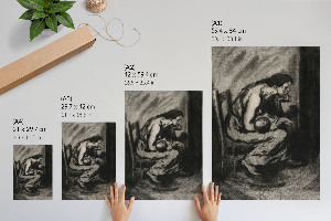 Poster na stenu Matka s dieťaťom