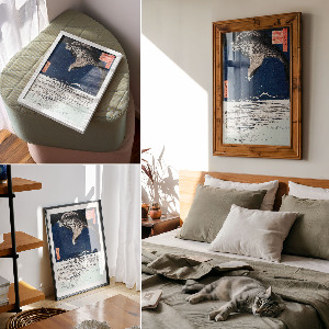 Plagát do obývačky Japonský jastrab