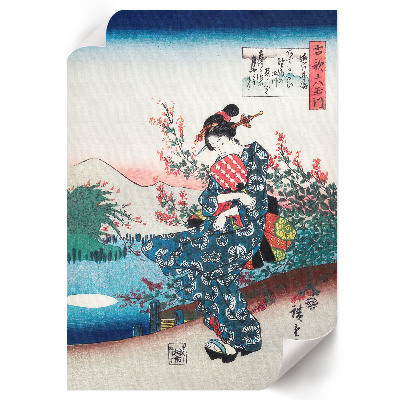 Poster na stenu Japonská žena