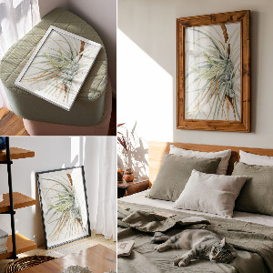 Plagát do obývačky Divoký ananás