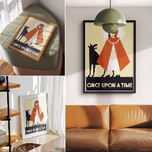 Plagát do izby Dávno