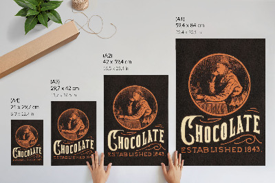 Poster na stenu Webbova čokoláda
