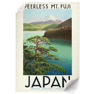 Plagát Cesta do Japonska na dekoráciu obývačky