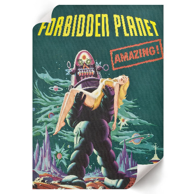 Retro plagát Zakázaná planéta