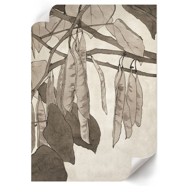 Retro plagát Červený červ