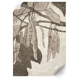 Retro plagát Červený červ