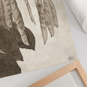 Retro plagát Červený červ