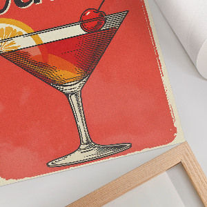 Plagát do izby Koktail Negroni