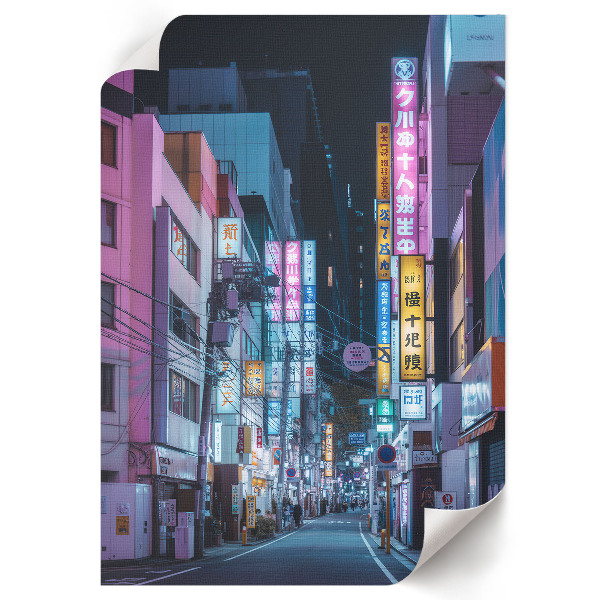 Plagát do izby Ulica v Japonsku