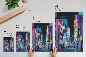 Plagát do izby Ulica v Japonsku