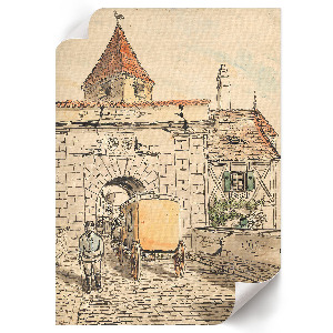 Plagát do obývačky Mestská brána