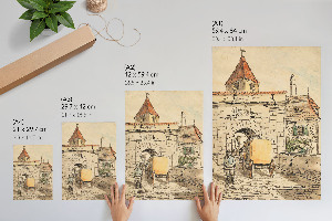 Plagát do obývačky Mestská brána