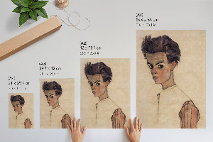 Poster na stenu Egonov autoportrét