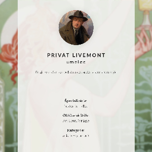 Plagát do izby Absint Robette