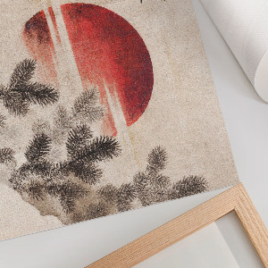 Plagát na stenu Vtáky a západ slnka