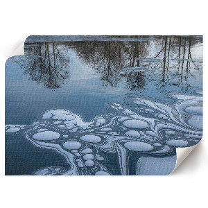 Plagát na stenu Abstrakcia ľadu