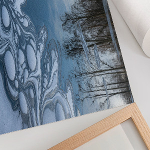 Plagát na stenu Abstrakcia ľadu