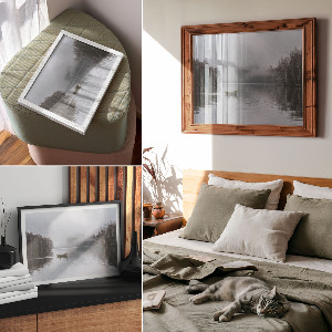 Poster Zasnená krajina