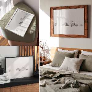 Plagát Stromy v zime