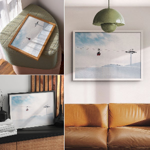 Poster Zimná krajina