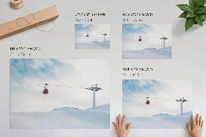 Poster Zimná krajina