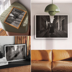 Plagát na stenu Čiernobiele zobrazenie